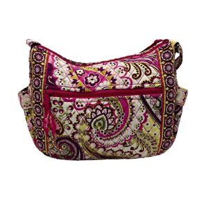 Vera Bradley Very Berry Paisley Pink Hipster Crossbody